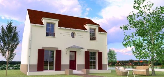 Plan de maison Surface terrain 129 m2 - 6 pièces - 4  chambres -  sans garage  3451-3392modele620170208Dveir.jpeg