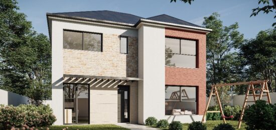 Plan de maison Surface terrain 110 m2 - 6 pièces - 4  chambres -  sans garage  4513-9857modele620220916TXf44.jpeg