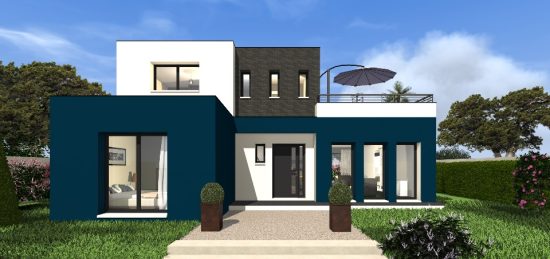 Plan de maison Surface terrain 145 m2 - 6 pièces - 4  chambres -  sans garage  5285-3392modele6201511054TBPO.jpeg