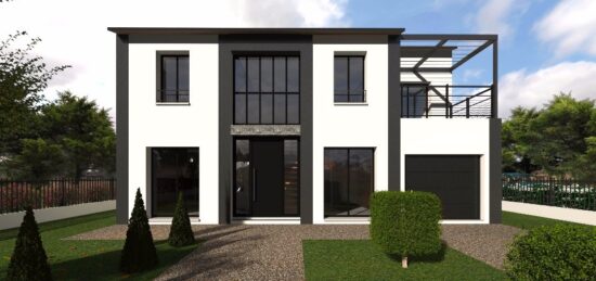 Plan de maison Surface terrain 137 m2 - 5 pièces - 3  chambres -  avec garage  5413-3392modele620160114S1vFa.jpeg