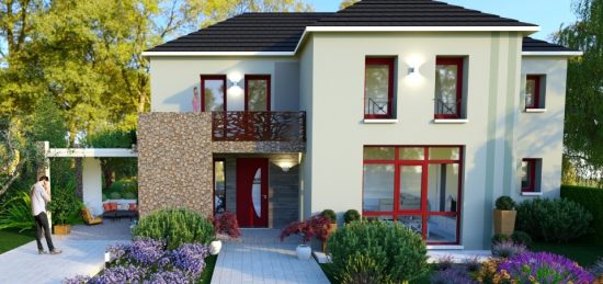 Plan de maison Surface terrain 150 m2 - 5 pièces - 3  chambres -  avec garage  11648-4970modele620180313ITVZp.jpeg